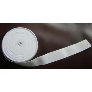 1/2" Braided Elastic - White