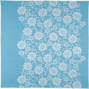 150 Kimono-tsutsumi  | Flower Arabesque Light Blue