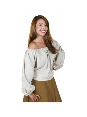 Adult Long Sleeve Peasant Blouse