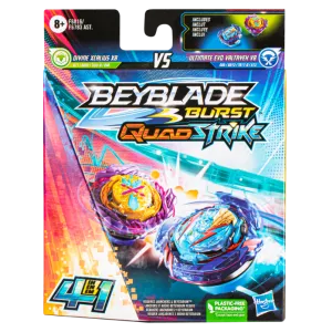 Beyblade Burst Quadstrike Ultimate Evo Valtryek V8 And Divine Xcalius X8 Dual Pack