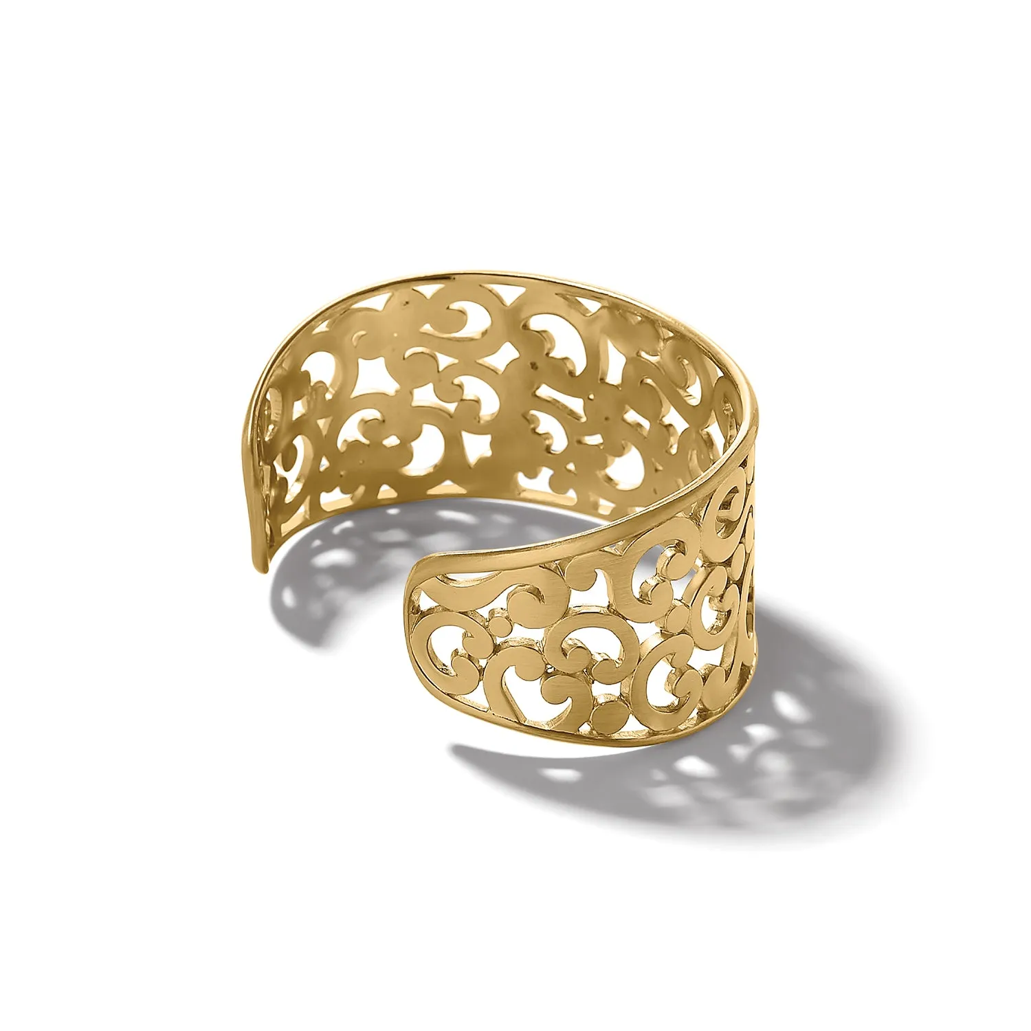 Contempo Gold Wide Cuff