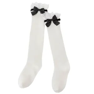 Coquette Lace Bow Knee-High Socks