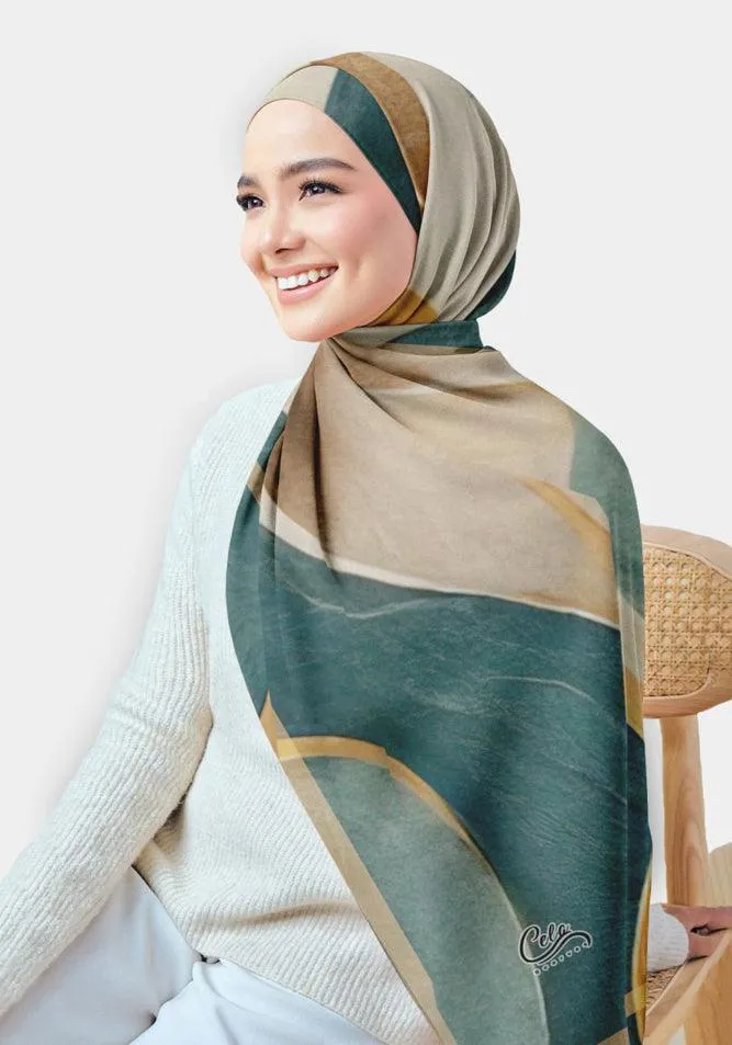 Dela Printed Chiffon Hijab