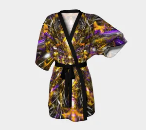 DIAMONDS AND THUNDERBOLTS KIMONO ROBE