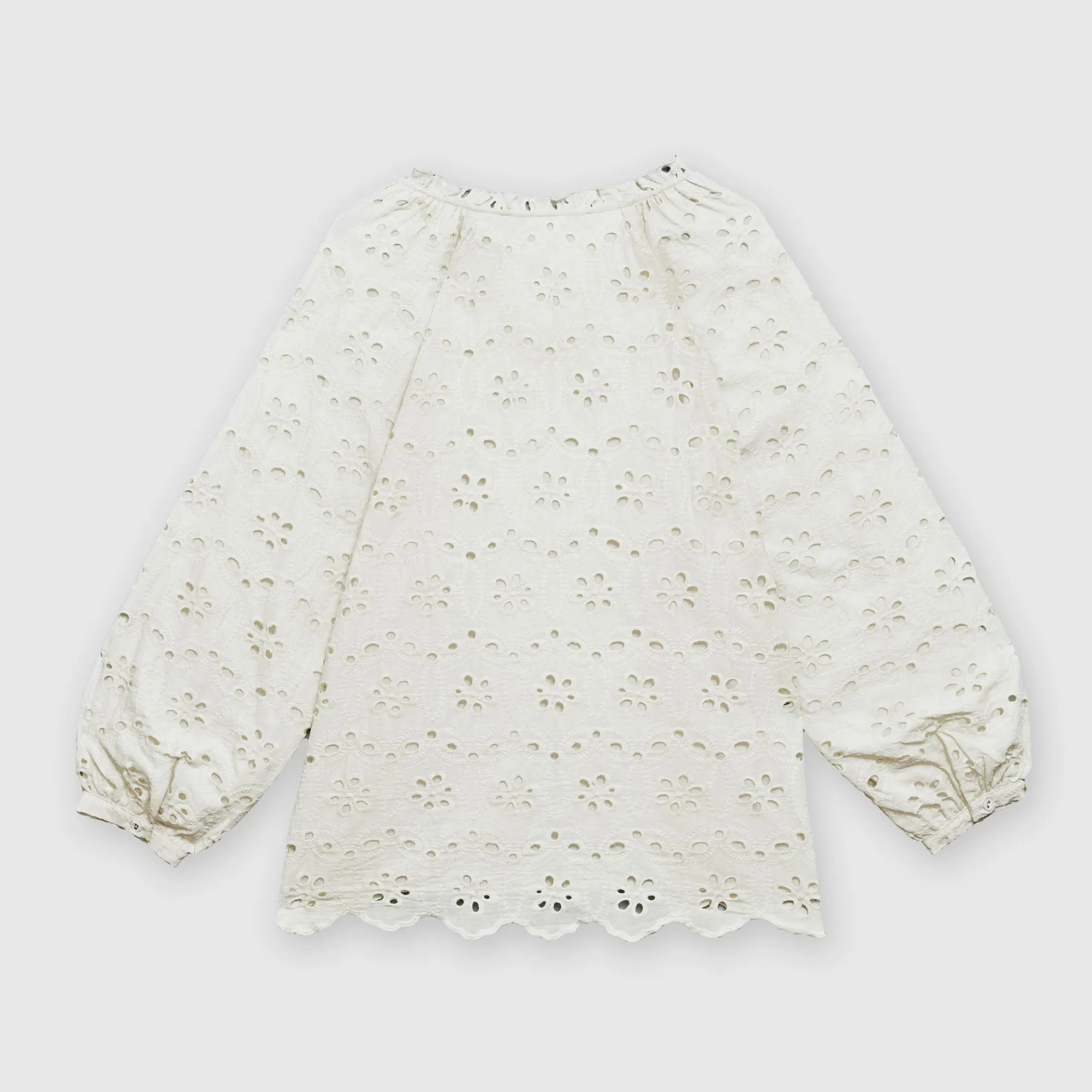 Embroidered Peasant Top