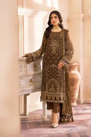 Farasha Embroidered Luxury Chiffon Collection 2022 – LEILA