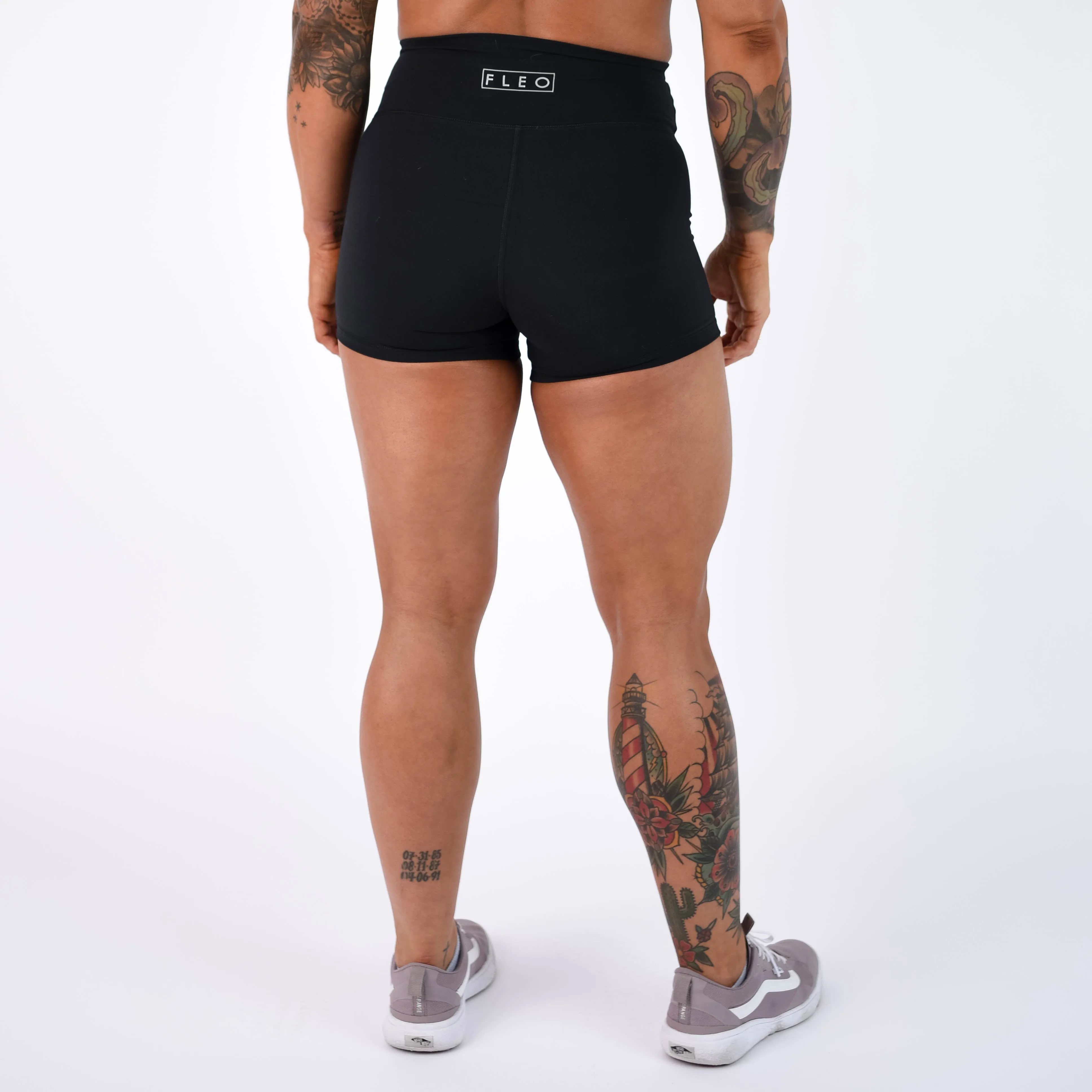 FLEO Black Shorts (True High - Muse)