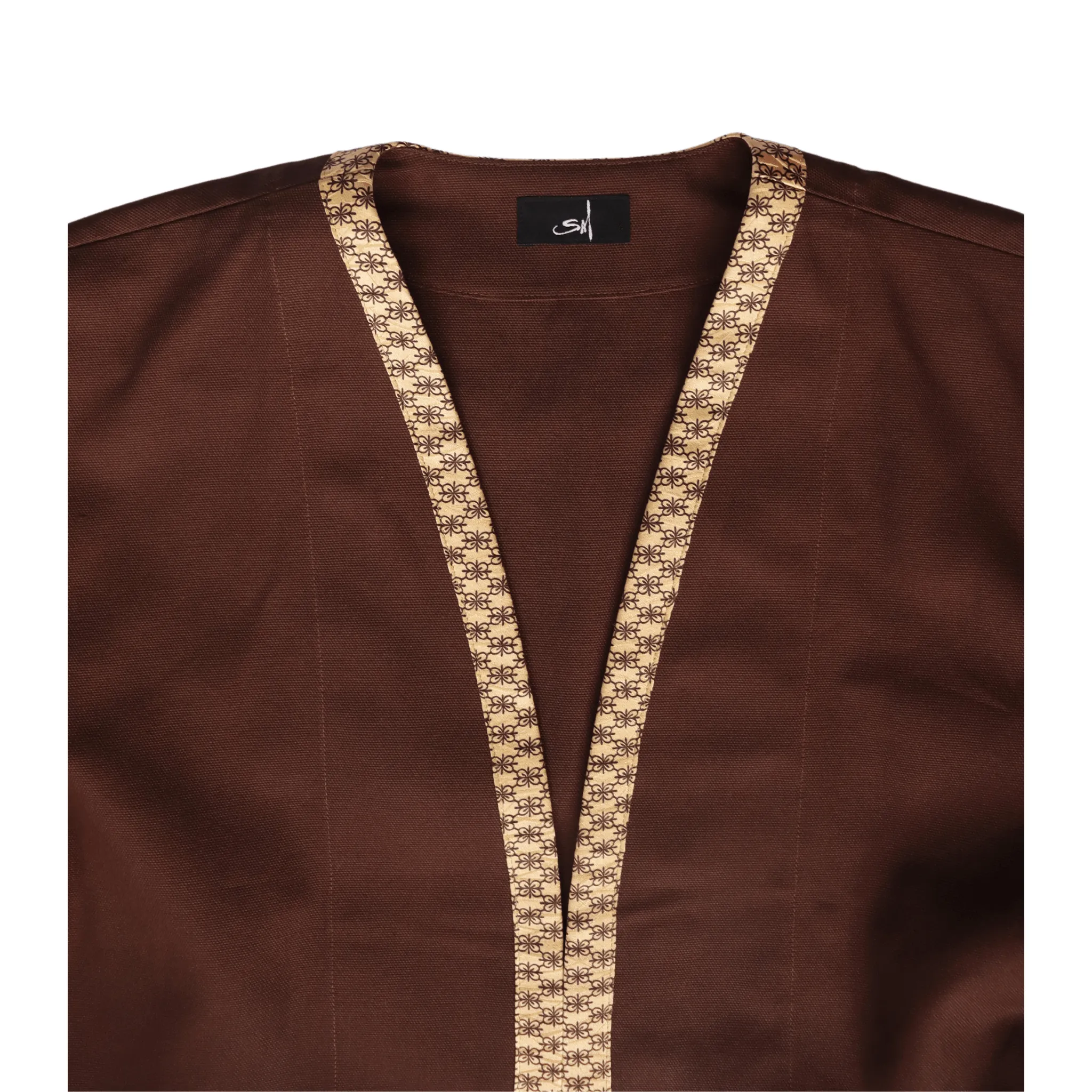 Gold Brown-Kimono Jacket(Brown)