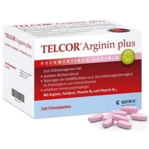 High blood pressure TELCOR L arginine plus tabl. 240 pcs