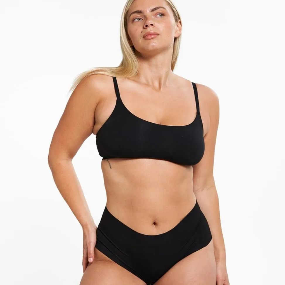 High-Rise Bikini - Seamless Eco 2.0 - Black