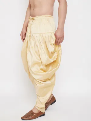 Jashvi Men's Gold Dhoti Pants