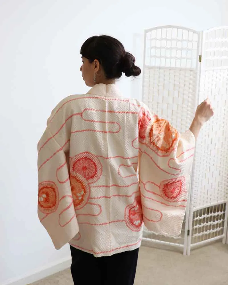 Maru Kimono Shibori Jacket