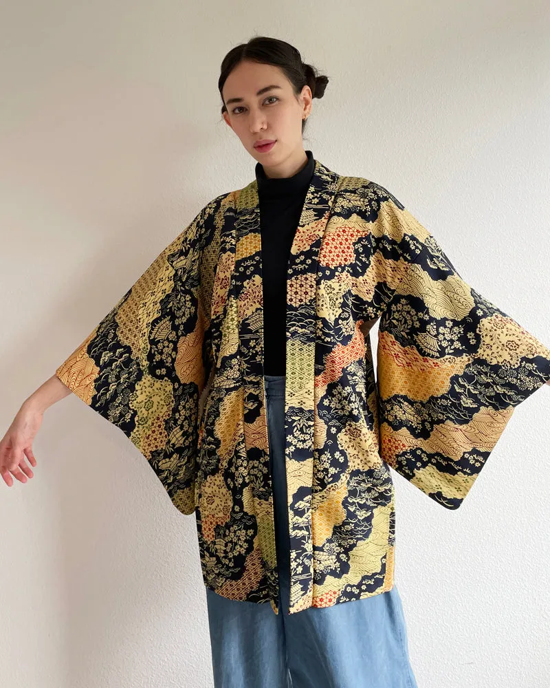 Pine, Bamboo, and Plum Haori Kimono Jacket