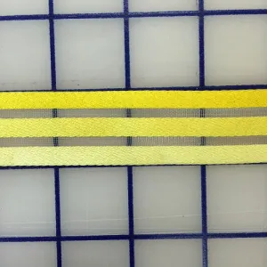 Ribbon on Horsehair - 1-inch Ombre Yellow