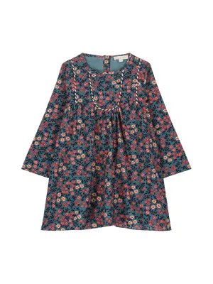 Roulotta Piped Floral Dress