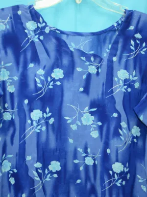 Suits 4476 Blue Printed Pakistani Salwar Kameez Dupatta Suit