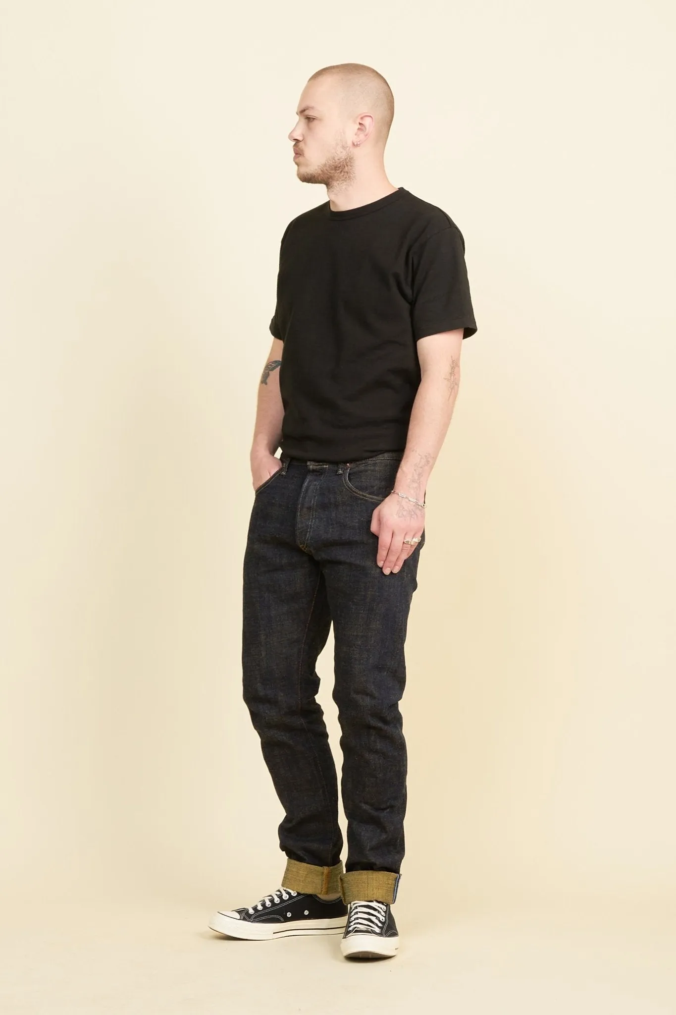 Tanuki 15oz "Soga" High Rise Tapered Selvedge Jeans