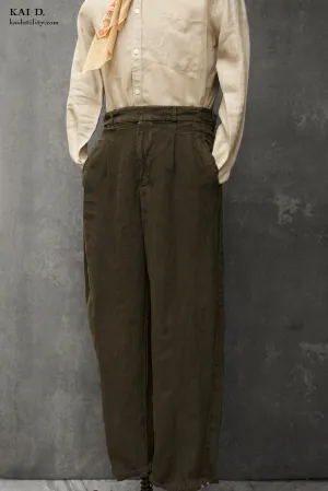 Wide Leg Matisse Pants - Olive - 32