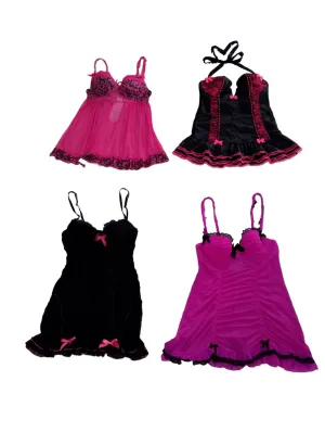 Y2K elegant babydoll bra tops - 12 pcs - 3/8/24